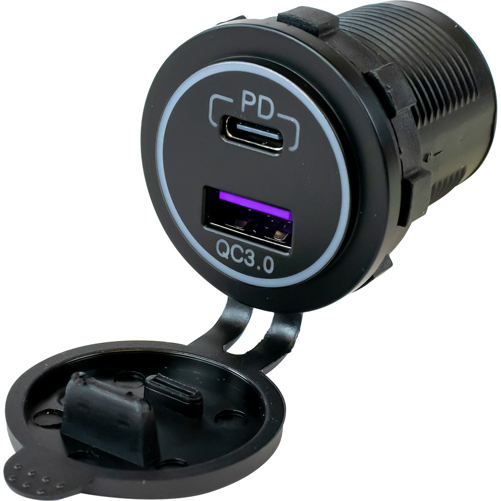 SeaDog USB 30 USBC Power Socket wOut Light 4265101