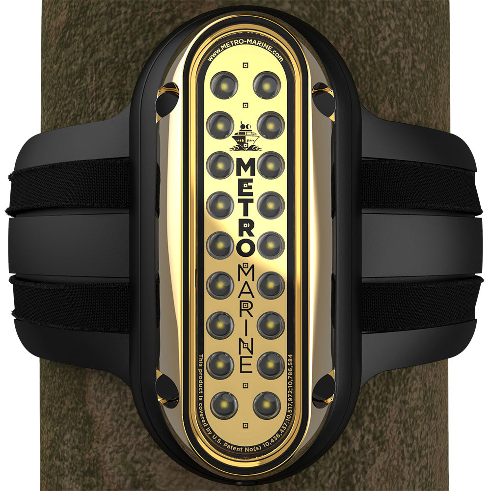 Metro Marine HighOutput Vertical Piling Mount Light wIntelligent Monochromatic LEDs White 90 Beam FPME1VW390