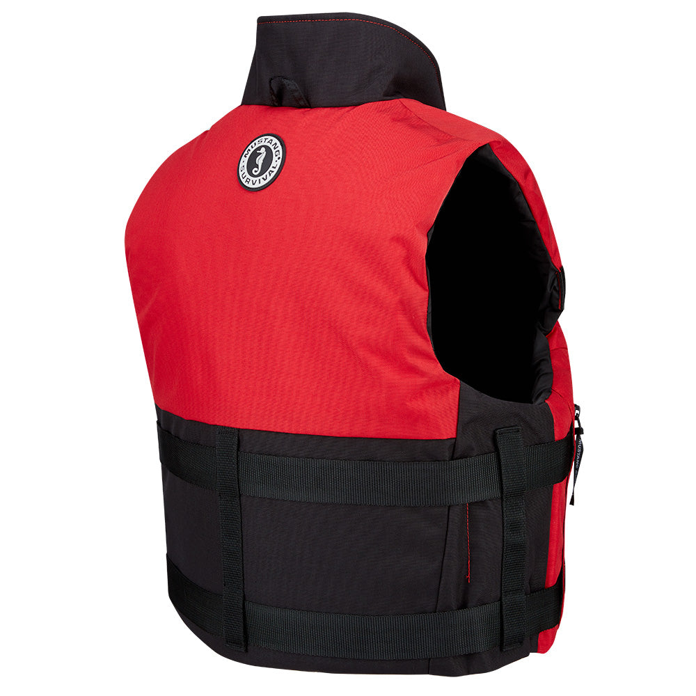 Mustang Accel 100 Foam Fishing Vest Small RedBlack MV462602123S216