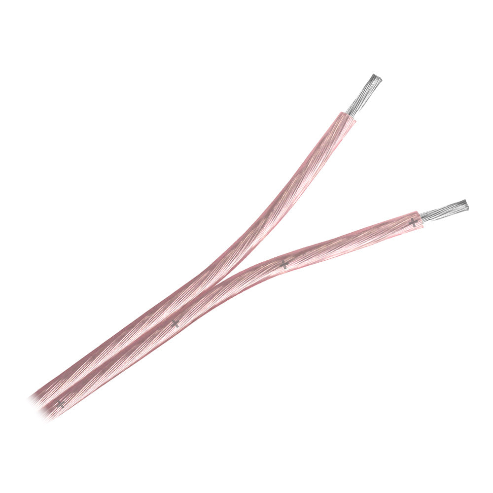 Pacer Clear 142 AWG Two Conductor Speaker Wire 100 W142ACLR100