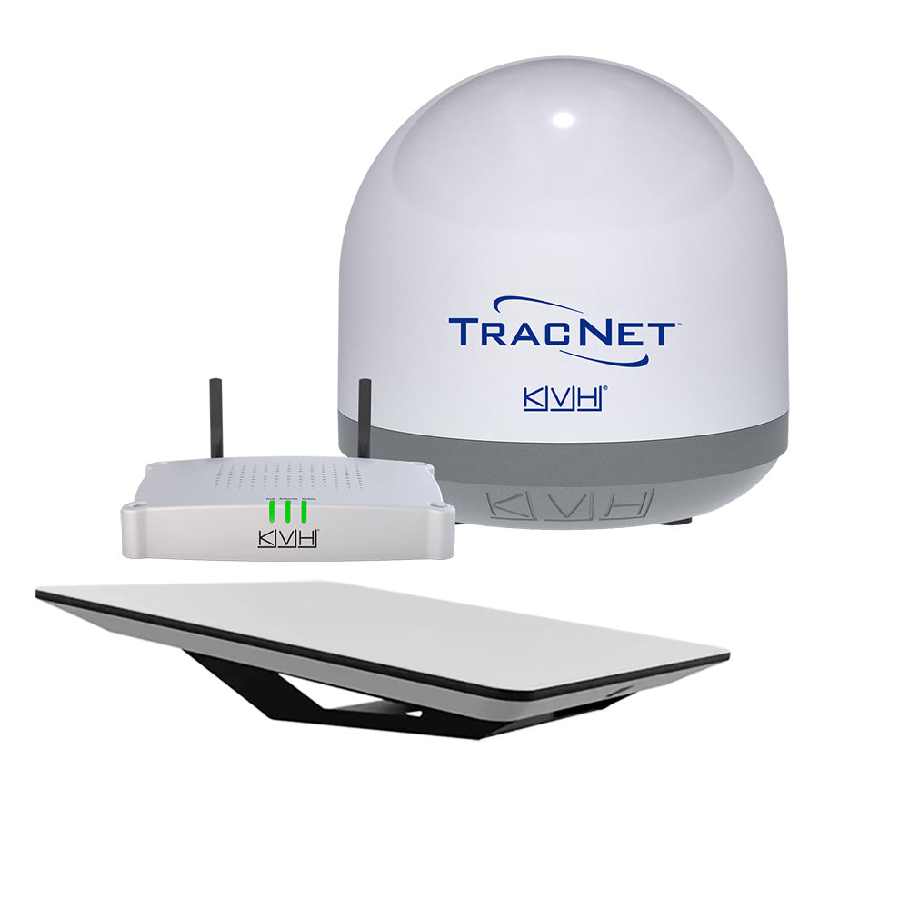 KVH HP Starlink Flat Panel Terminal Kit wo Router Ethernet Adapter wTracNet Coastal Pro 5GWiFi Compact Terminal