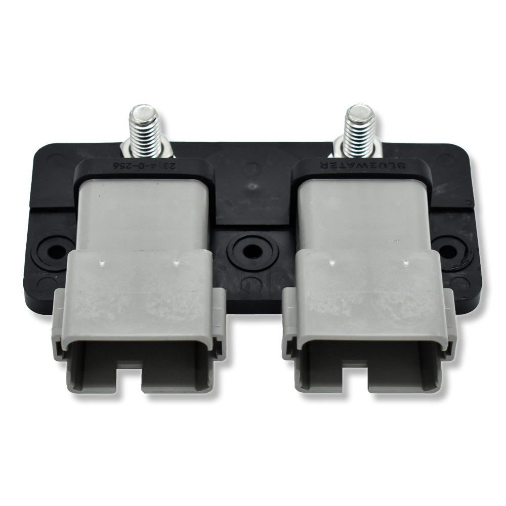 Bluewater Dual 12 Position Male Sealed Deutsch Connector Busbar 516 Stud 2314D256