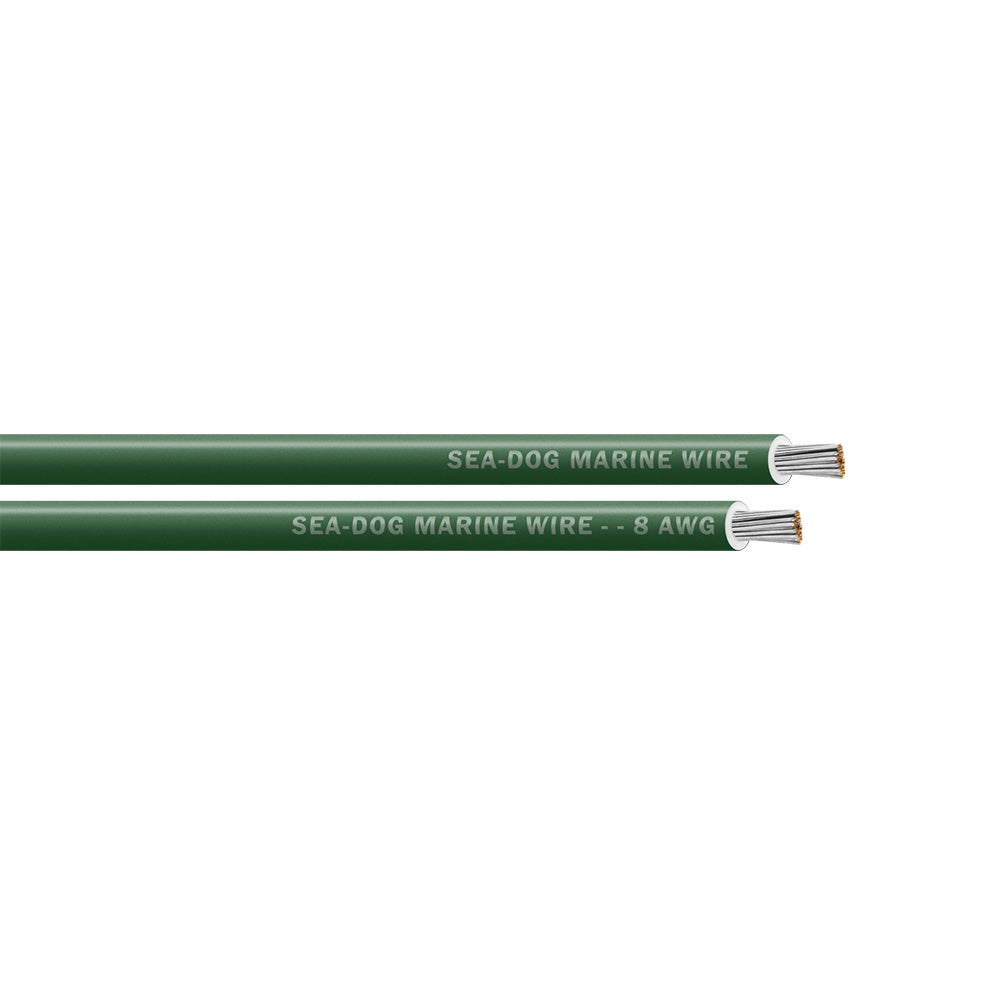 SeaDog 8 AWG Green Primary Wire 25 8008040