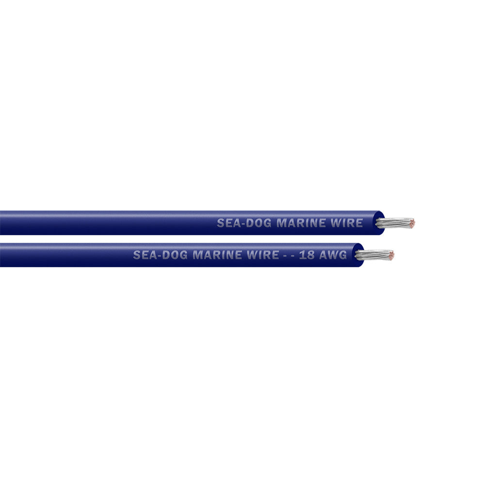 SeaDog 18 AWG Dark Blue Primary Wire 1000 8018069
