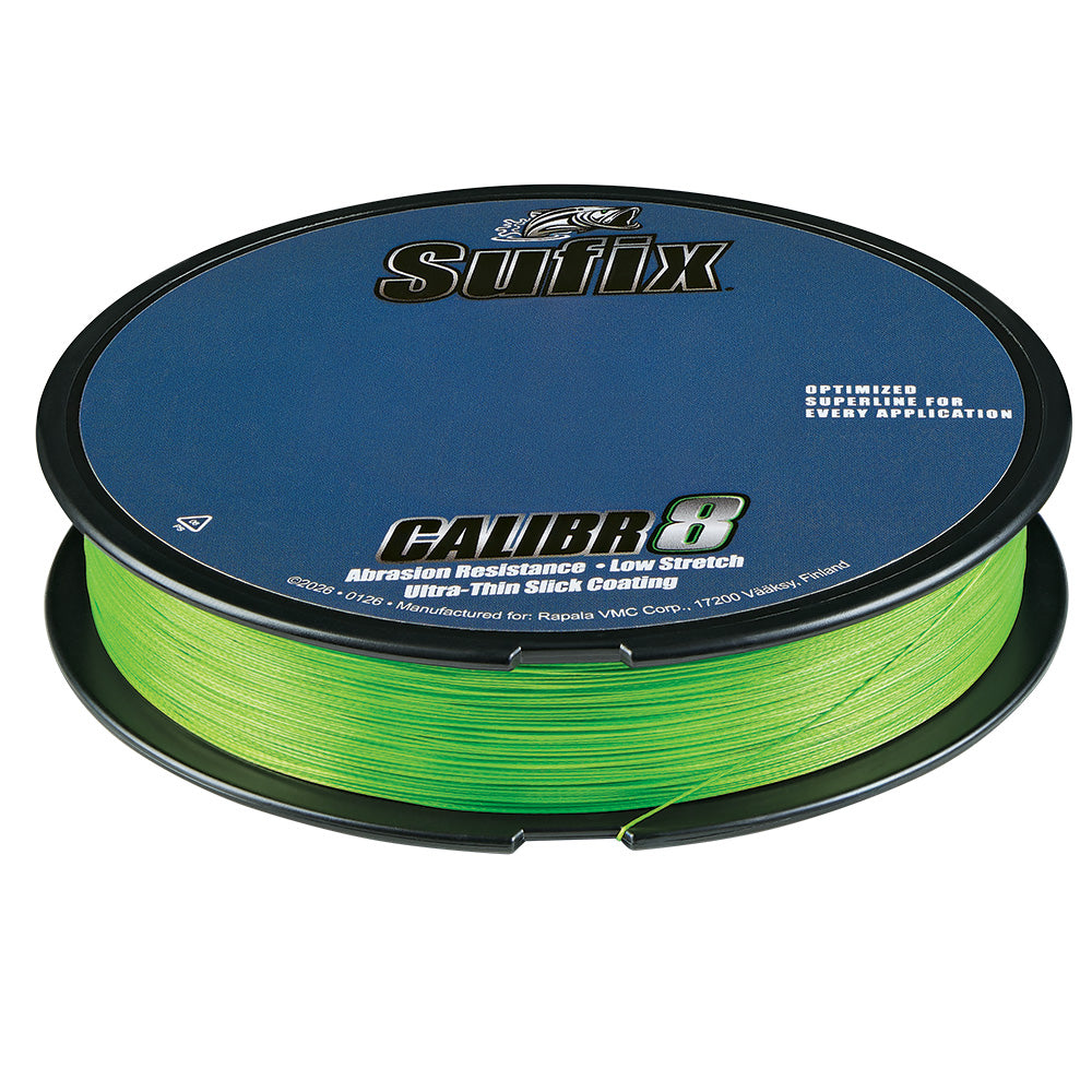 Sufix Calibr8 Braid 300yds 10lb Neon Lime 694110L