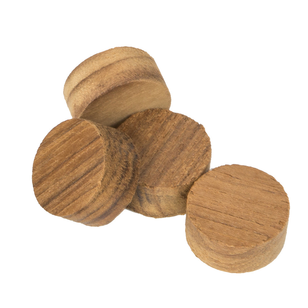 Whitecap Teak Plug 1 20 Pack 6015520