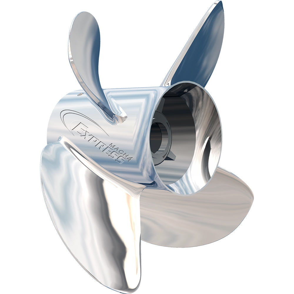 Turning Point Express Mach4 Right Hand Stainless Steel Propeller EX14214 4Blade 14 x 21 Pitch 31502131