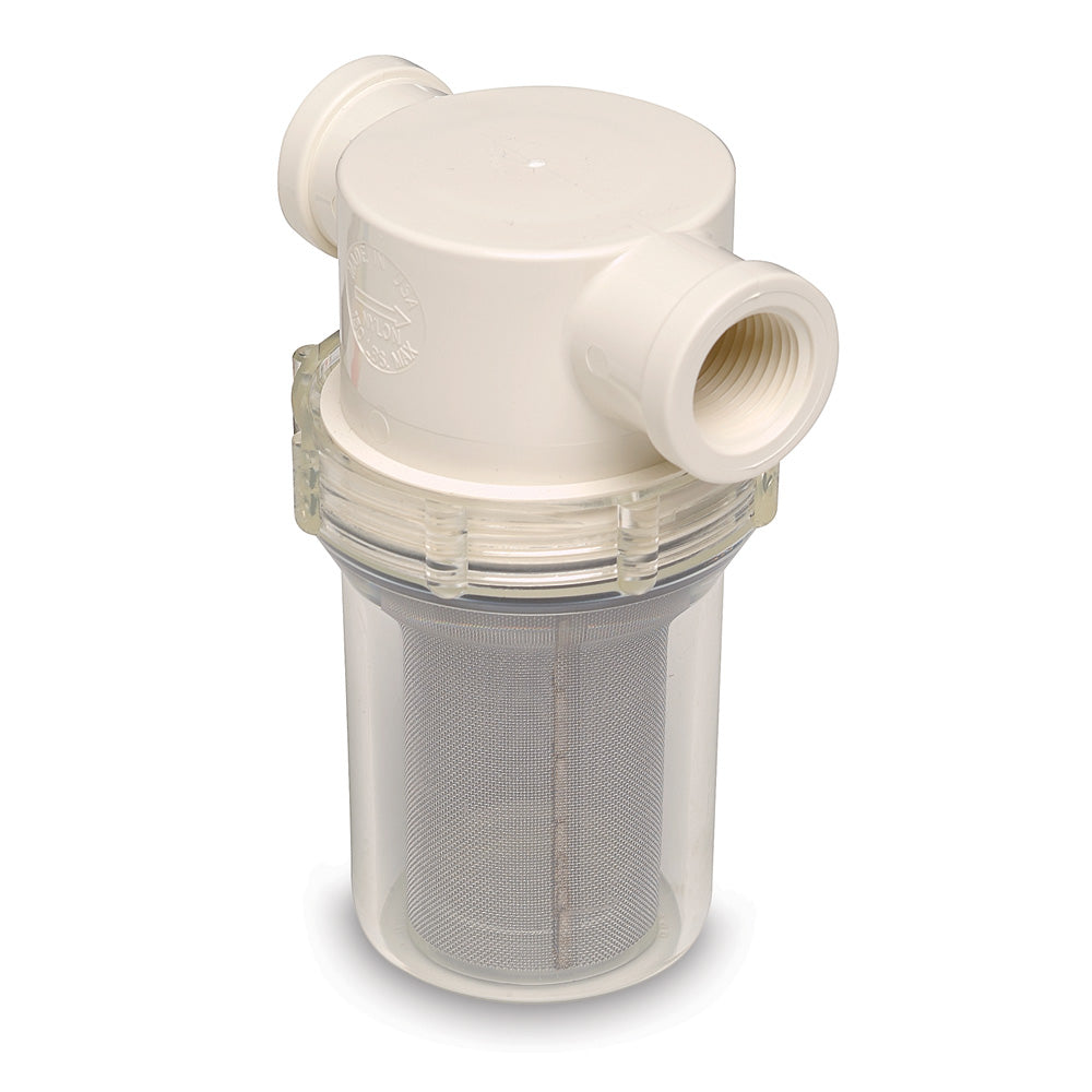 Shurflo by Pentair 34 Raw Water Strainer 50 Mesh Screen 25322001