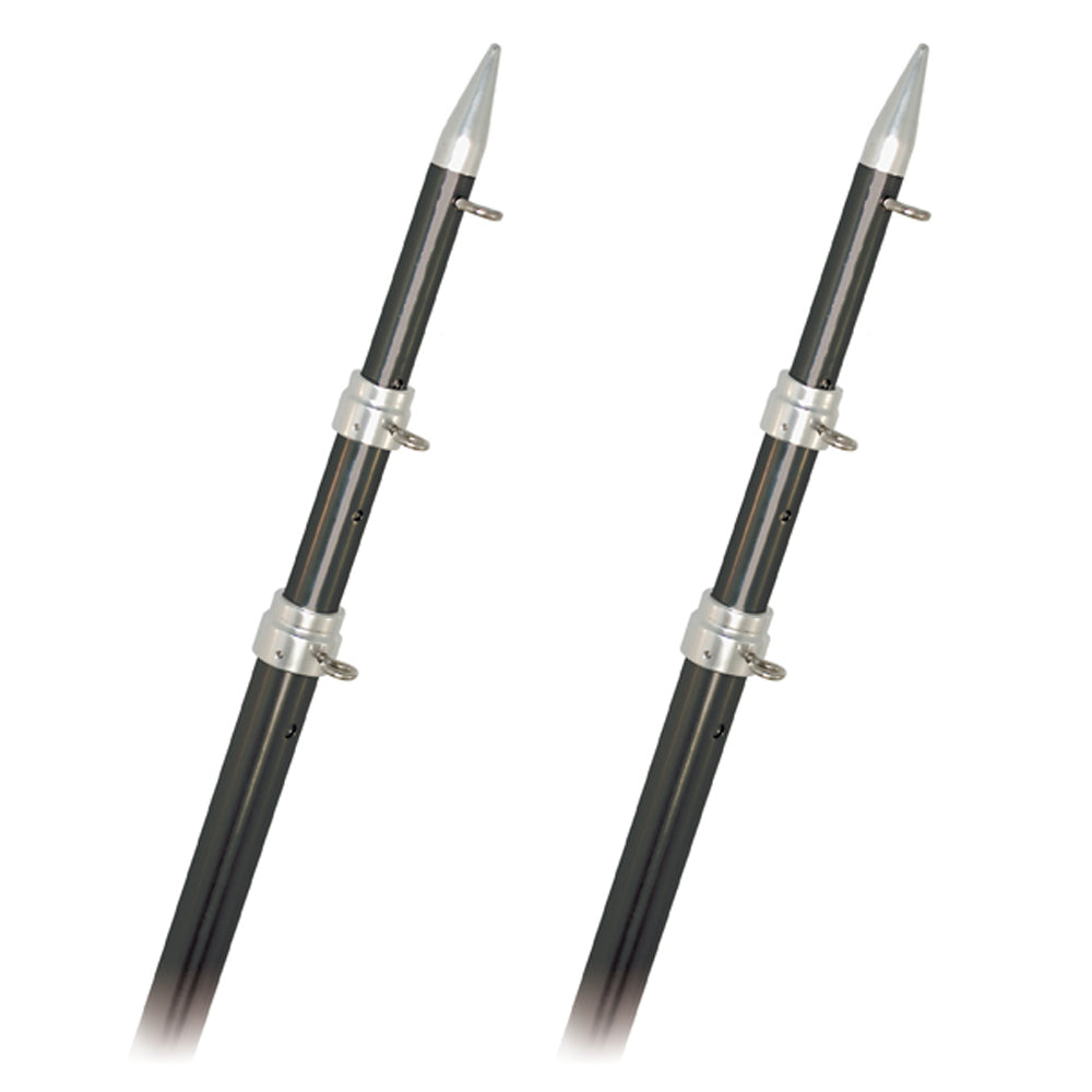 Rupp Top Gun Outrigger Poles Telescopic Carbon Fiber 18 A01800CFT