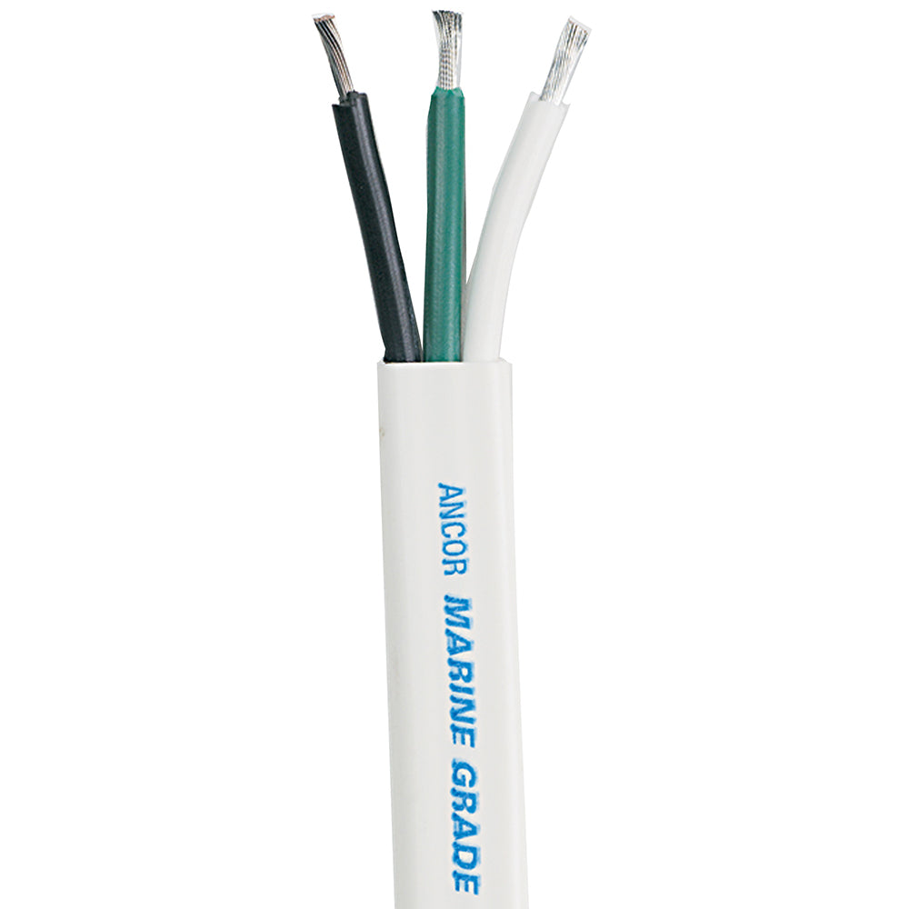 Ancor White Triplex Cable 123 AWG Flat 250 131325