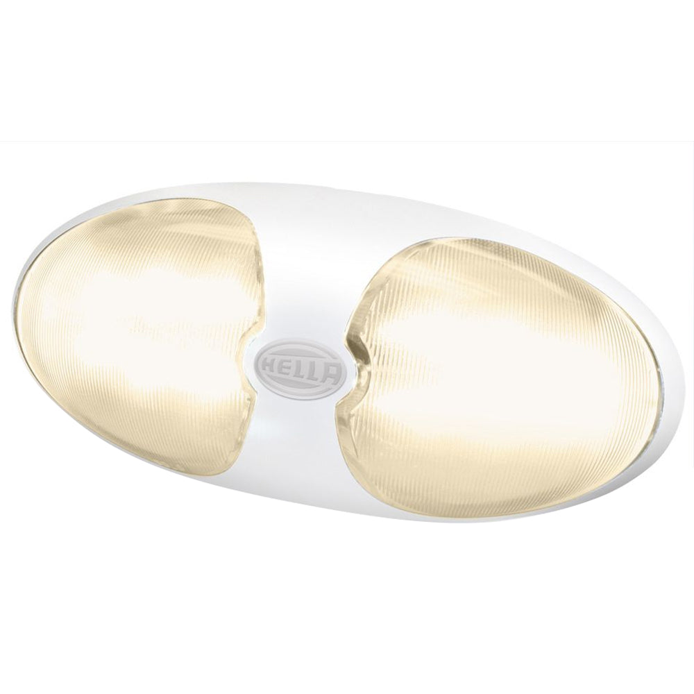 Hella Marine DuraLED 12 InteriorExterior Lamp Warm White LED White Housing 959700701