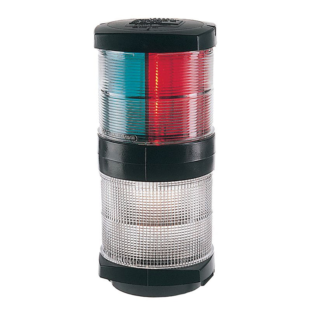 Hella Marine TriColor Navigation LightAnchor Navigation Lamp Incandescent 2nm Black Housing 12V 002984601