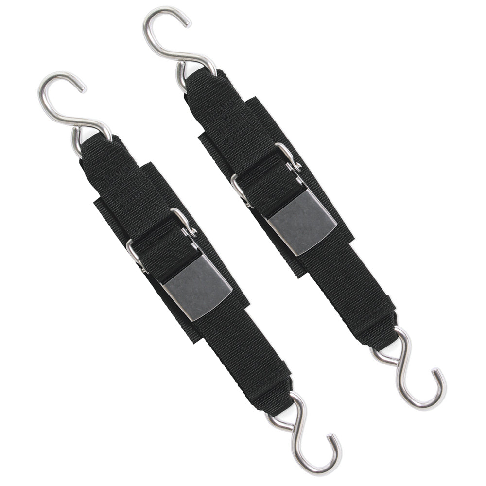 BoatBuckle Stainless Steel KwikLok Transom TieDowns F12066