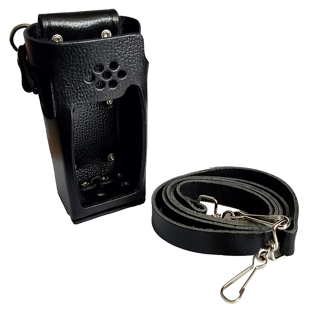 Standard Horizon Leather Case wBelt Loop Shoulder Strap SHC18