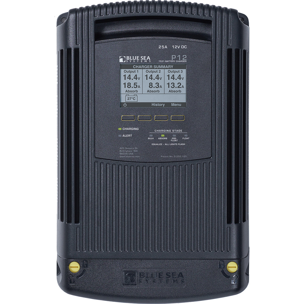 Blue Sea 7531 P12 Battery Charger 12V DC 25A 7531