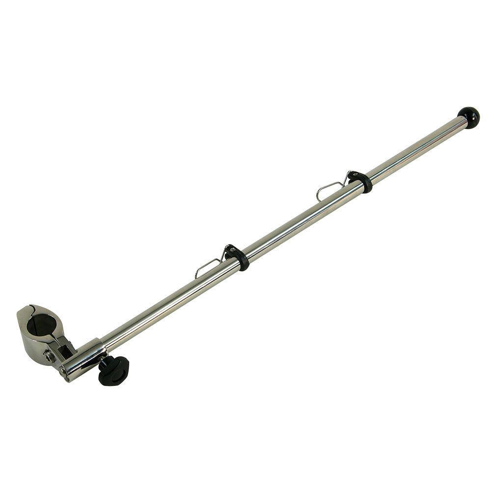 Whitecap ClampOn Flag Pole 12 Diameter Stainless Steel Clamp Pole S5011