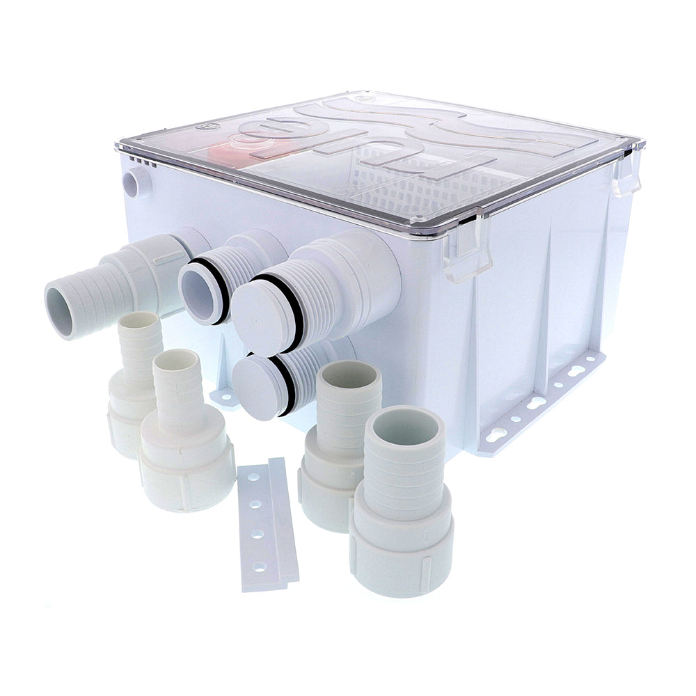 Rule Shower Drain Box w1100 GPH Pump 24V 99B24