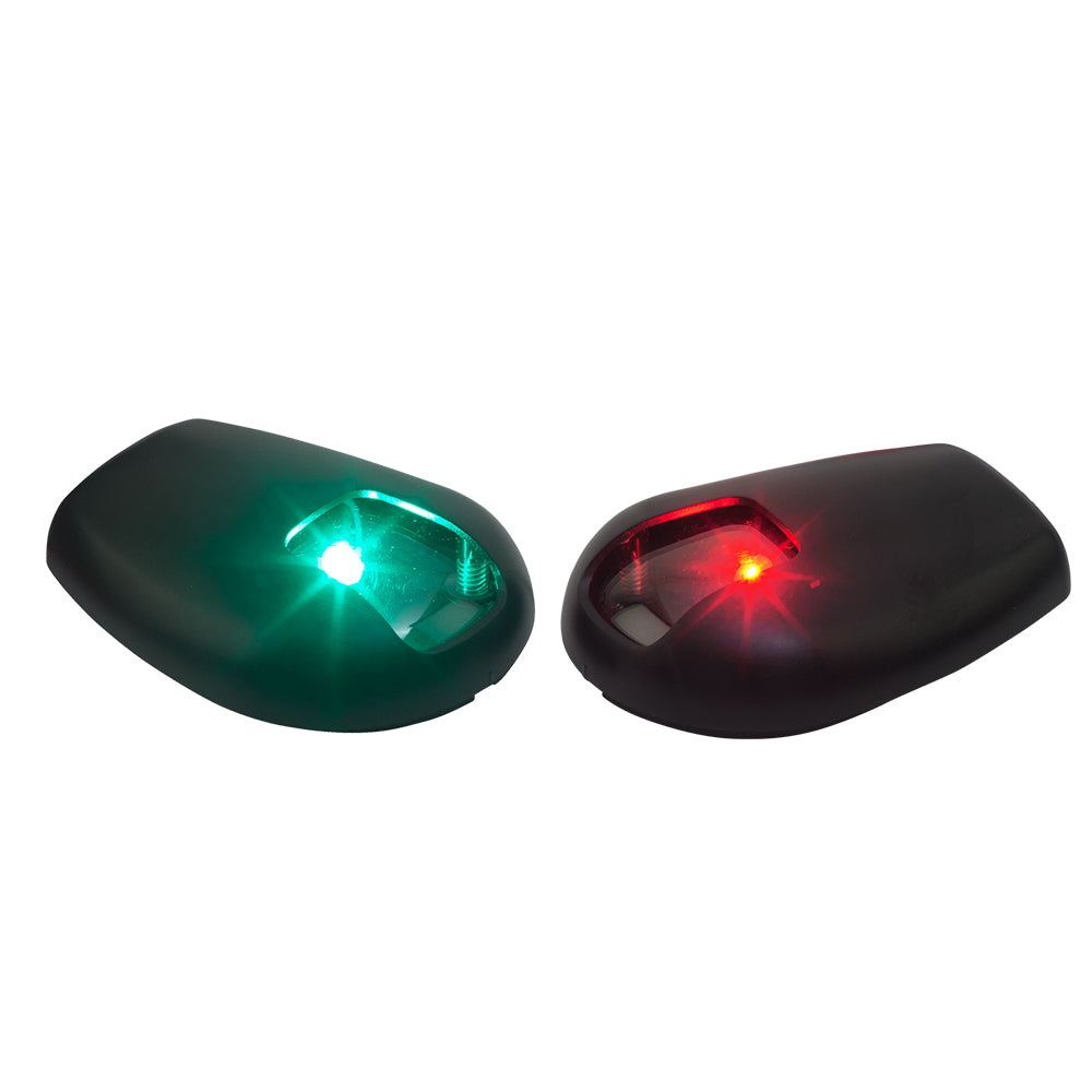 SeaDog Black Side Mount LED Navigation Lights 1 NM Port Starboard 4000781