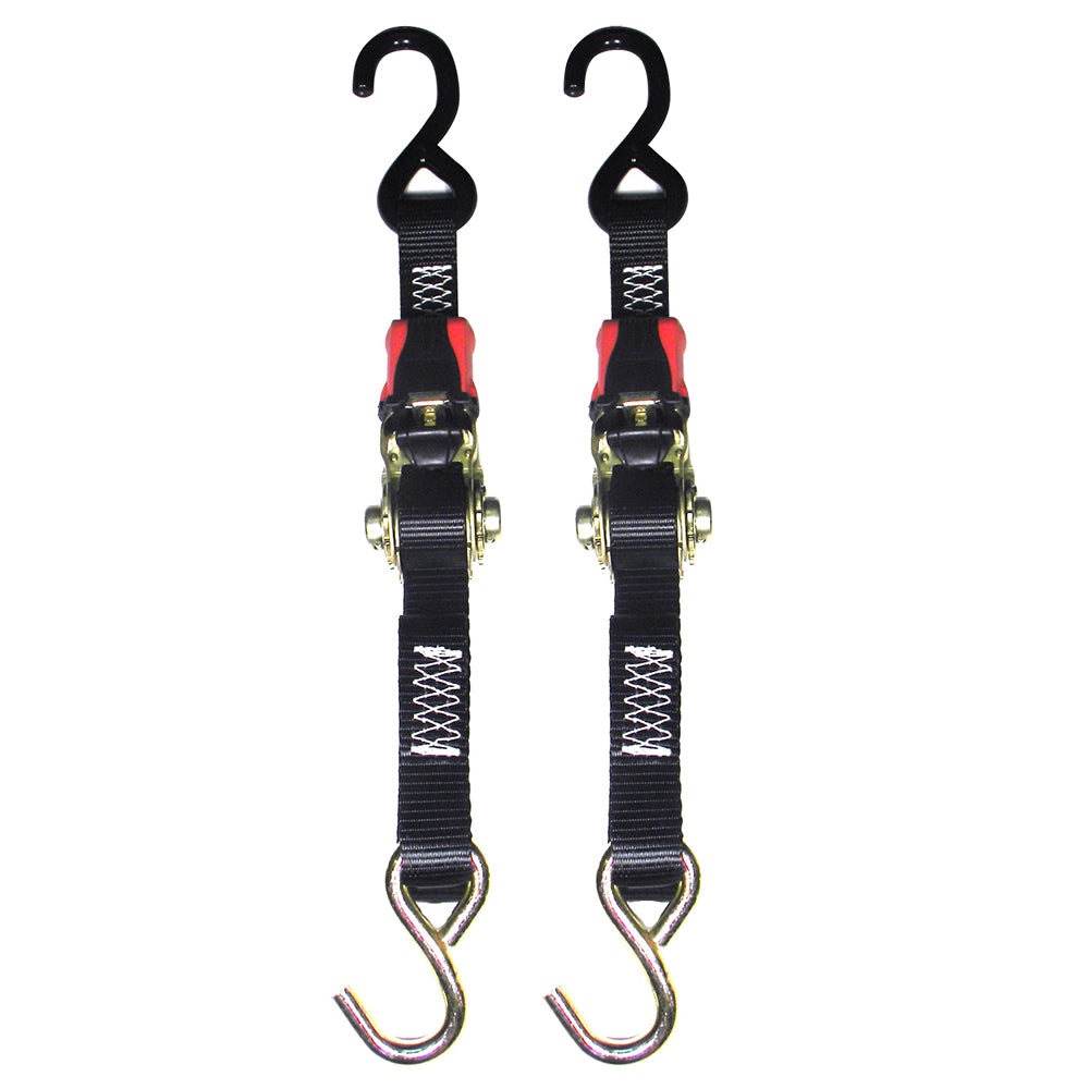 Rod Saver Rubber Ratchet TieDown 1 x 4 Pair RTD4
