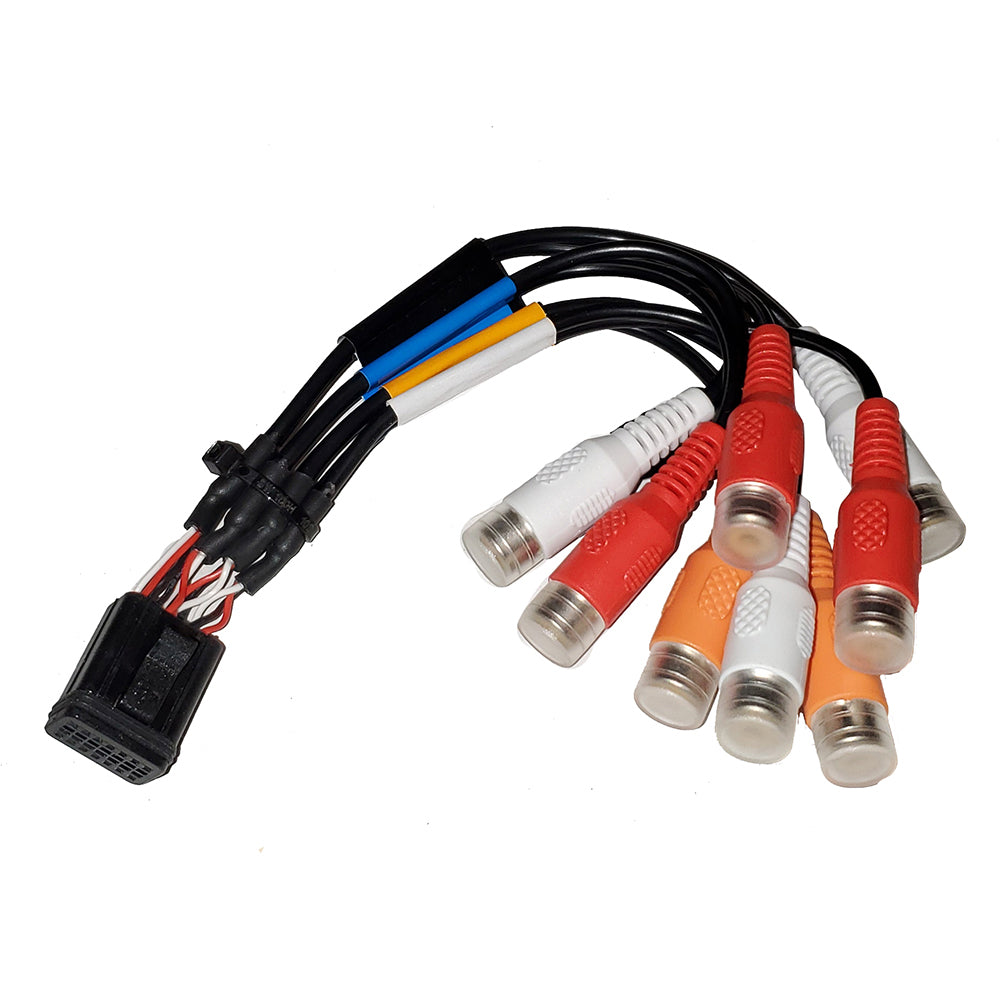 Fusion Wire Harness f MSRA670 MSRA770 Stereo Zone 1 2 B PortRCA 0101281201
