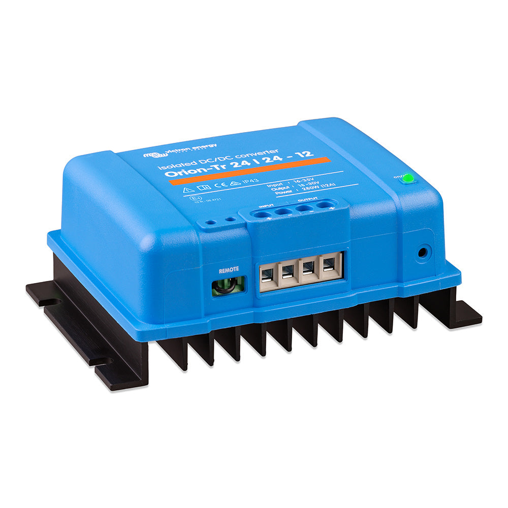 Victron OrionTR DCDC Converter 24 VDC to 24 VDC 280W 12AMP Isolated ORI242428110