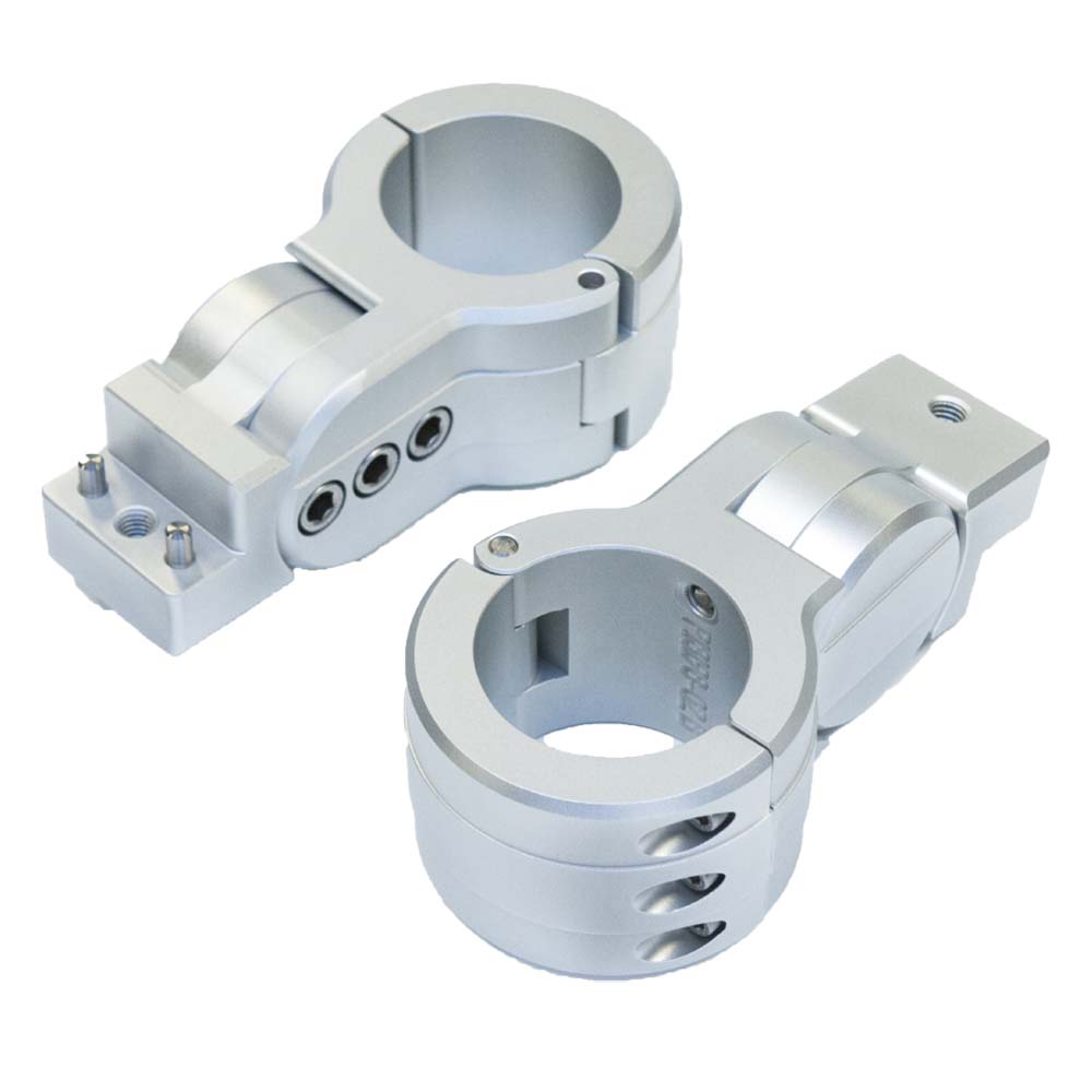 PTM Watersports Board Rack Mounts 25 Pipe Clamp Silver P131982500TEBCL