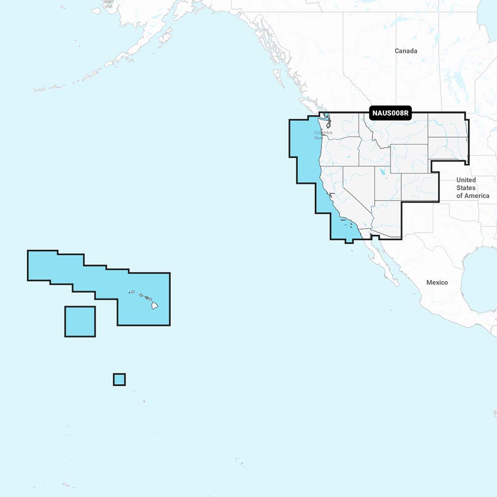 Navionics NAUS008R US West Navionics 010C137130