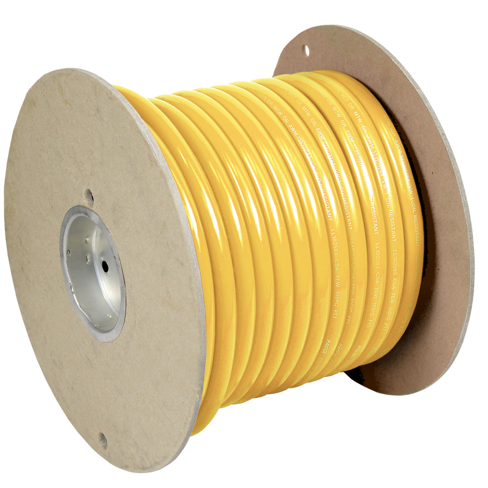 Pacer Yellow 20 AWG Battery Cable 100 WUL20YL100