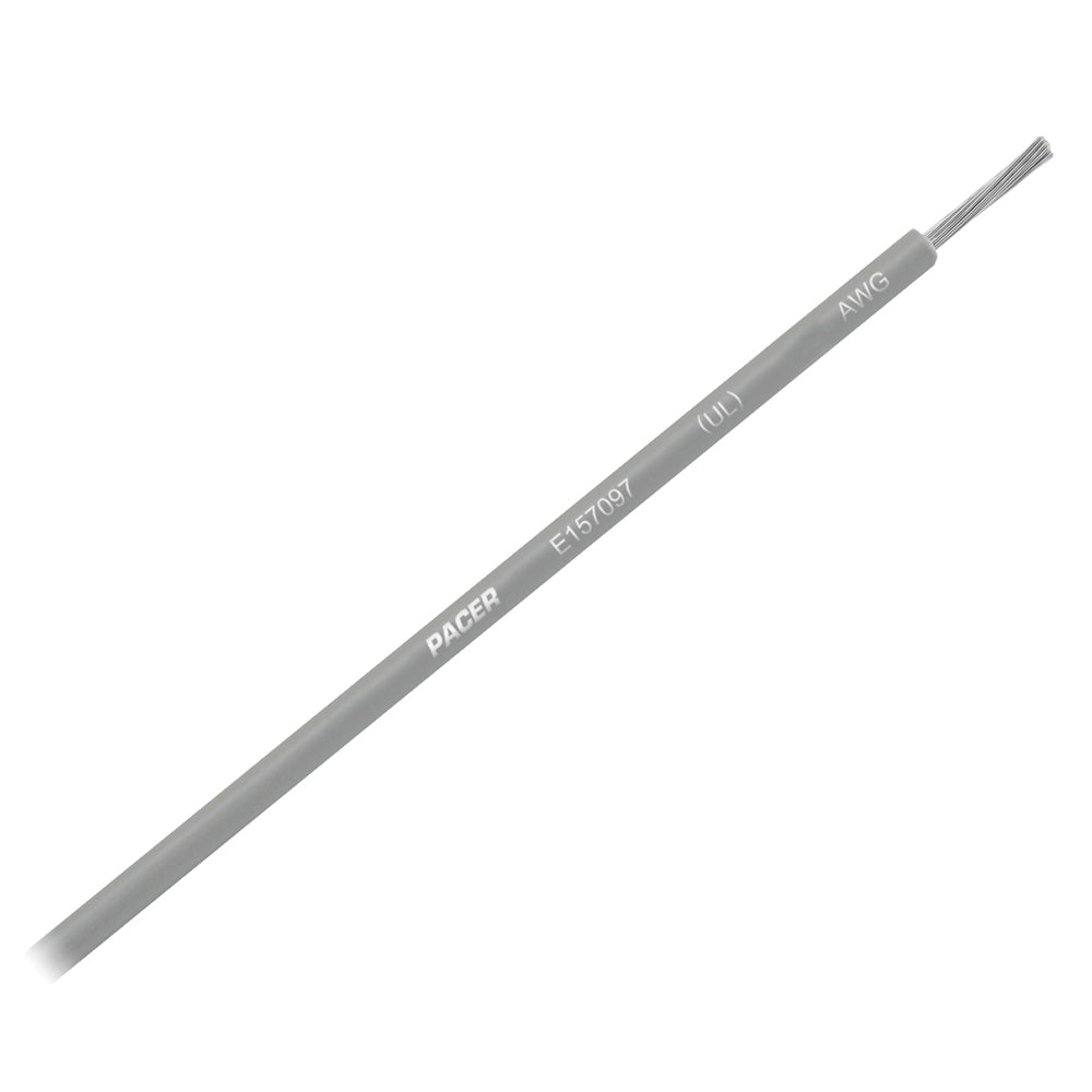 Pacer Grey 12 AWG Primary Wire 25 WUL12GY25