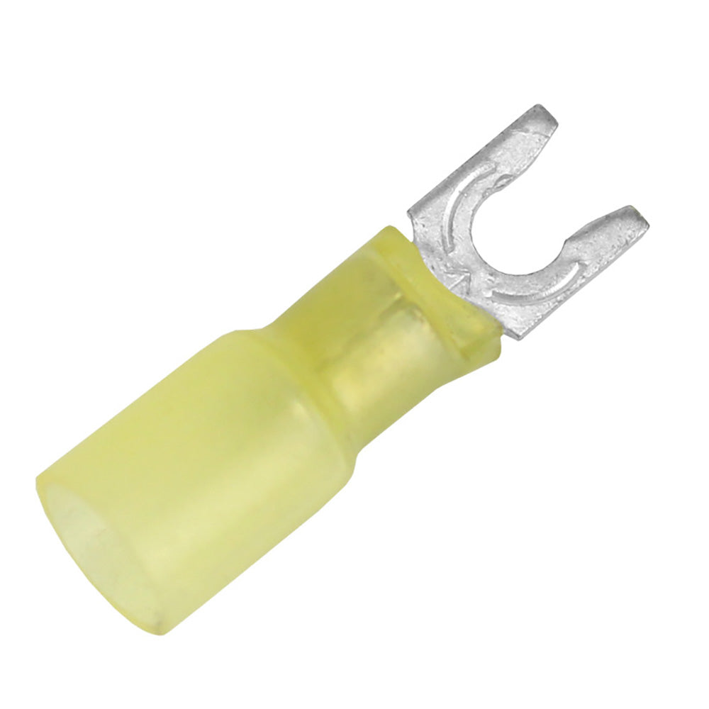 Pacer 1210 AWG Heat Shrink Spade Terminal 8 Stud Size 100 Pack TE108SLF100