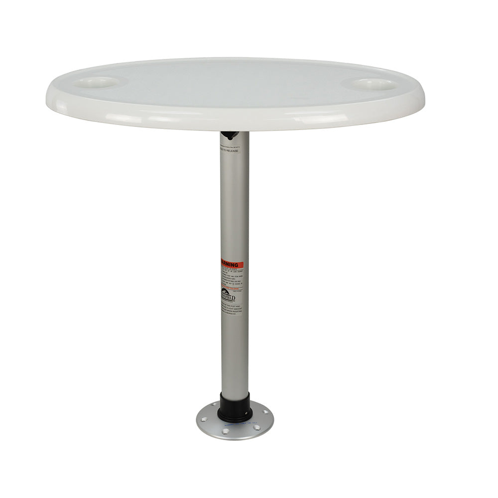Springfield ThreadLock Electrified Oval Table Package wLED Lights  USB Ports 1691227L1