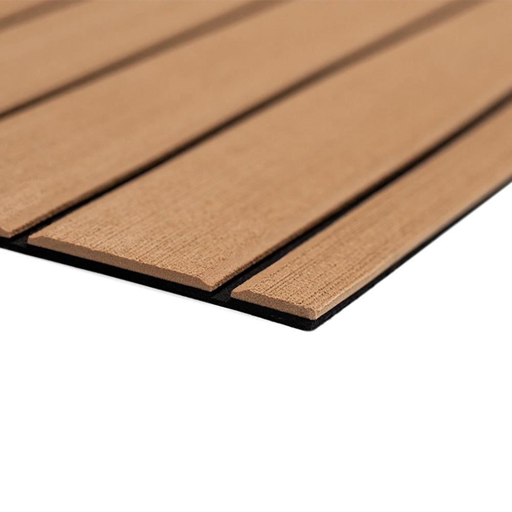 SeaDek 40 x 80 6mm Teak Full Sheet  Brushed Texture  MochaBlack 1016mm x 2032mm x 6mm 3227980093