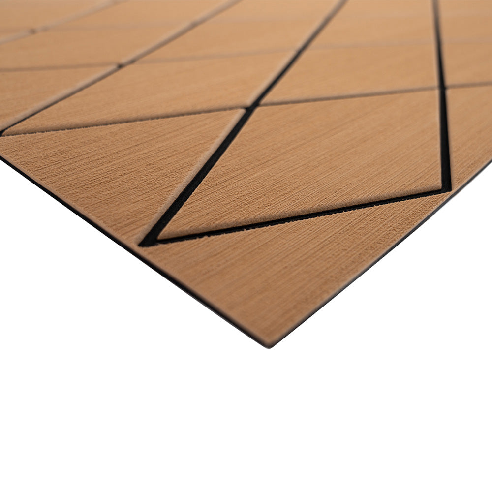 SeaDek 40 x 80 6mm Two Color Diamond Full Sheet  Brushed Texture  MochaBlack 1016mm x 2032mm x 6mm 5641180093