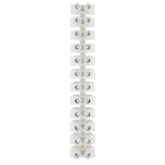 Pacer 40A Euro Style Terminal Block  12 Positions  5 Pack E400125