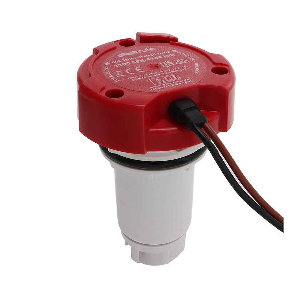 Rule 1100 GPH Livewell Pump Replacement Motor Cartridge 67DR