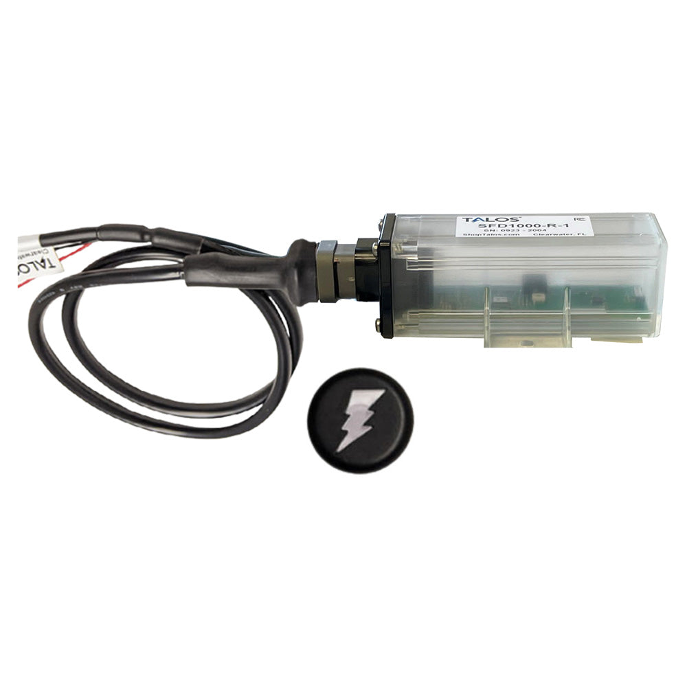 TALOS Remote Housing Lightning Detection System w3 Cable  Black Round Indicator wTranslucent Housing SFD1000RT1BOBL3FT