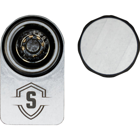 Secure Outdoors Elite Lock  Single  Minn Kota QRB  Silver SOELSMKSV