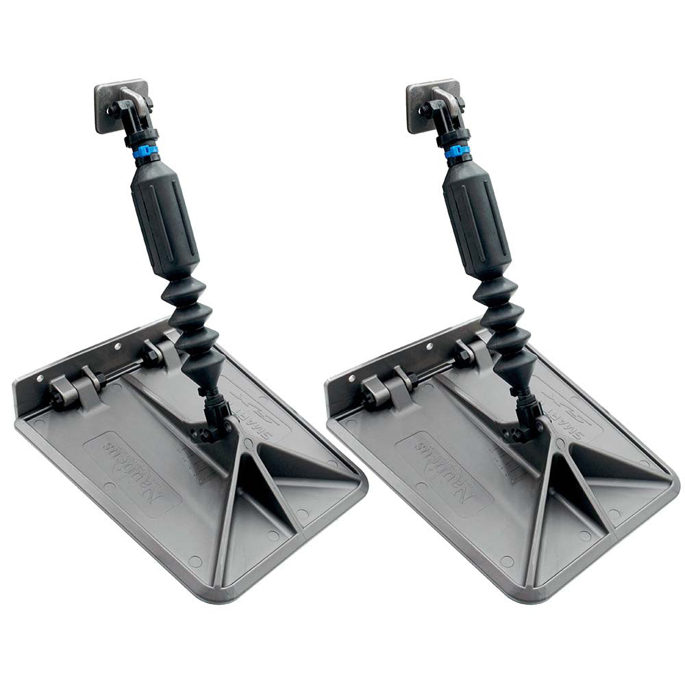 Lectrotab SX 95 x 10 Smart Tabs 1618 Boats w60lb Actuators  60150HP  Gunmetal Grey SXG951060