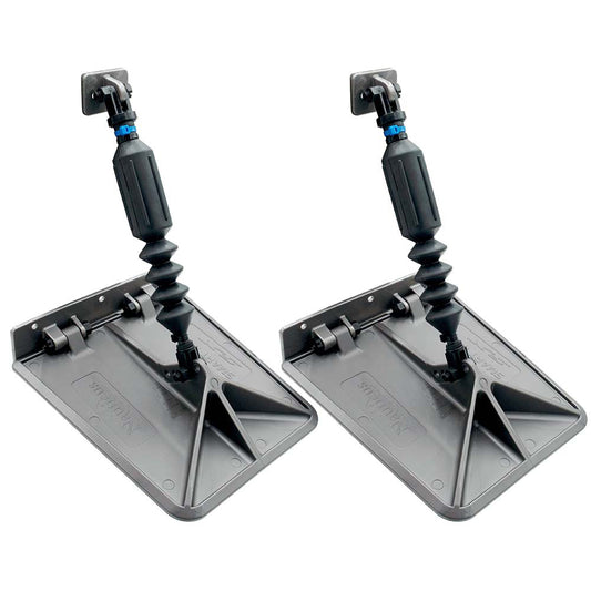 Lectrotab SX 95 x 10 Smart Tabs 1216 Boats w40lb Actuators  4080HP  Gunmetal Grey SXG951040