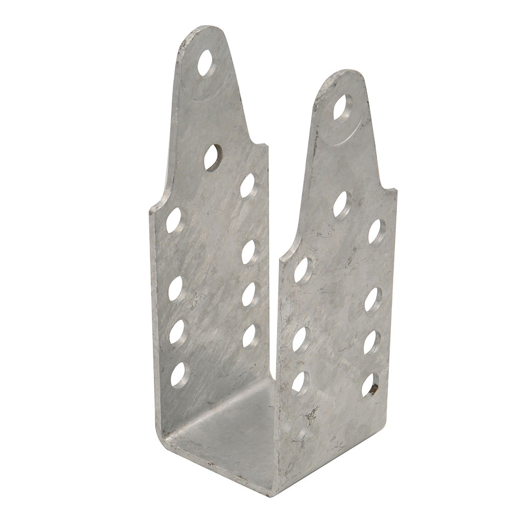 CE Smith Strap Bent Channel Upright Short Galvanized Bracket  9 25002178610EZ