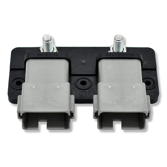 Bluewater Dual 12 Position Male Sealed Deutsch Connector Busbar  516 Stud 2314D256