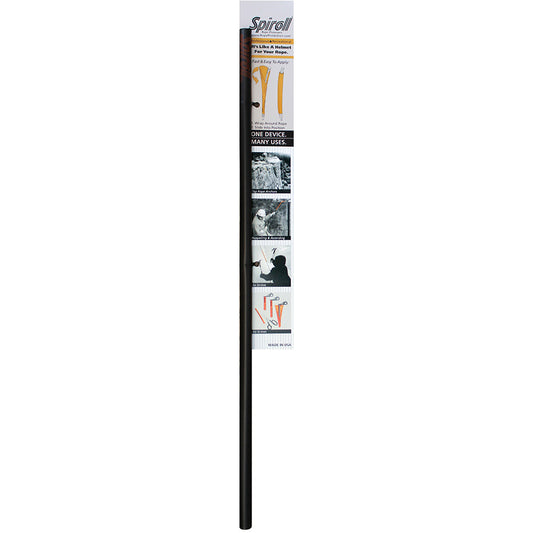 Spiroll Rope Protector Black fLines 12  Greater SPL24BRP