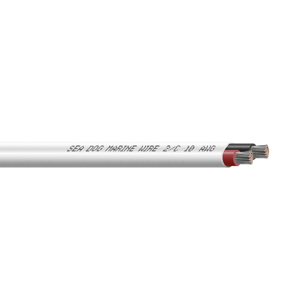 SeaDog 102 AWG Flat Duplex Wire  RedBlack  100 8010202