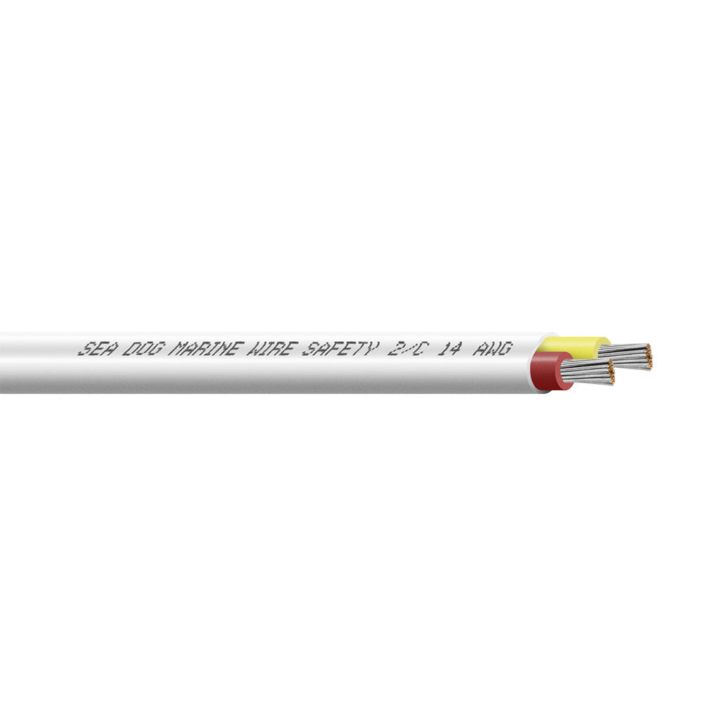SeaDog 142 AWG Flat Duplex Safety Wire  RedYellow  250 8014224