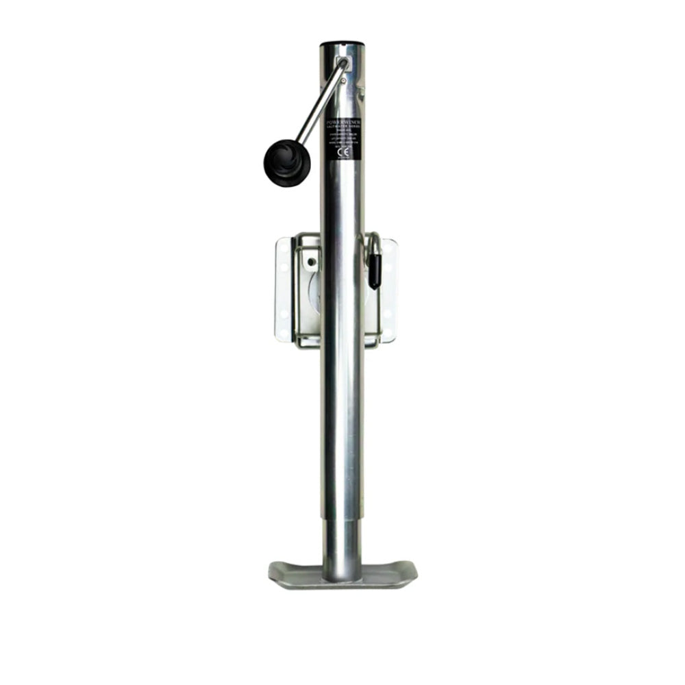 Powerwinch Saltwater Series Jack  2500lb BoltOn Flat Plate Zinc 500 HR Salt Spray 21600J2500BFZR