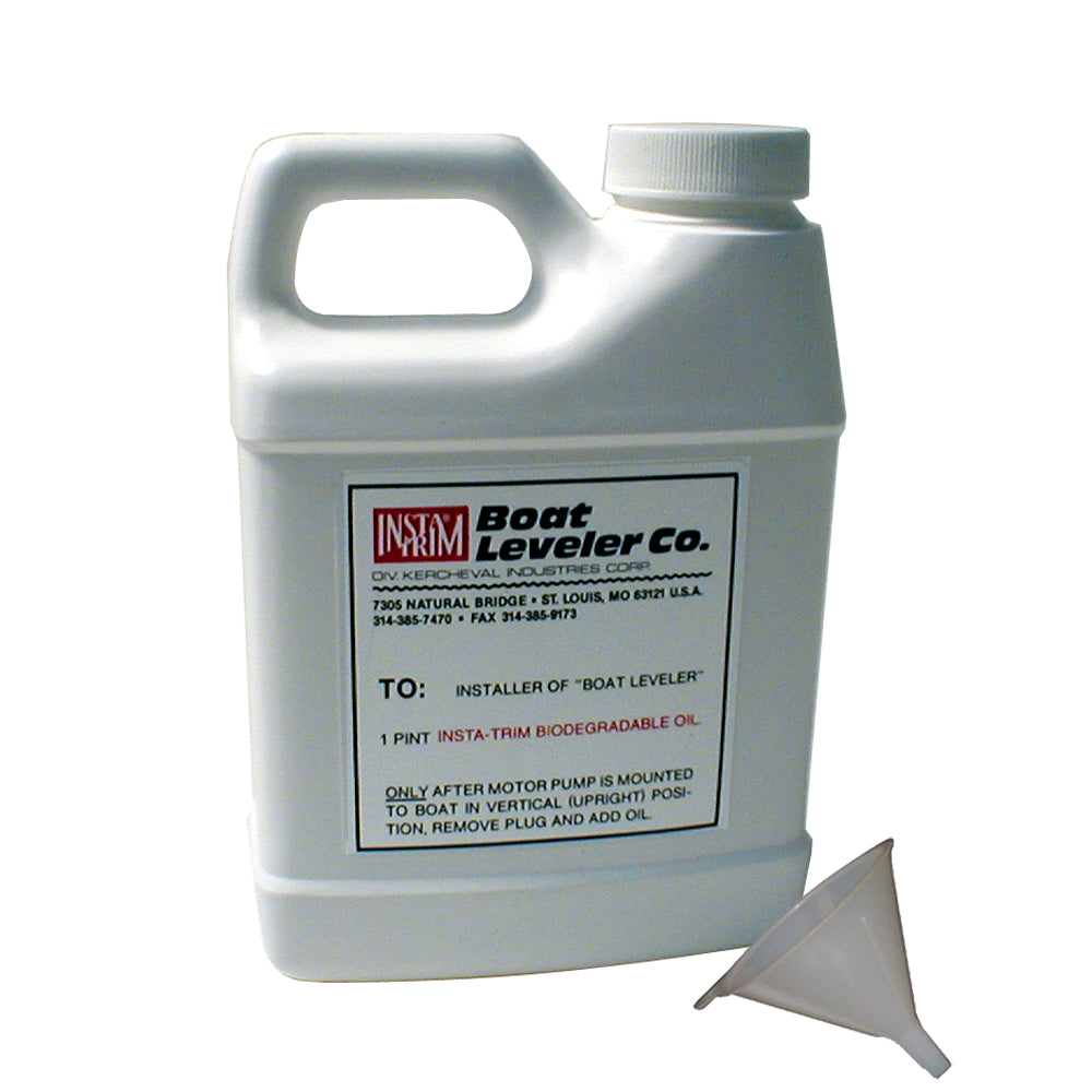 Boat Leveler Oil  Funnel Kit 12612