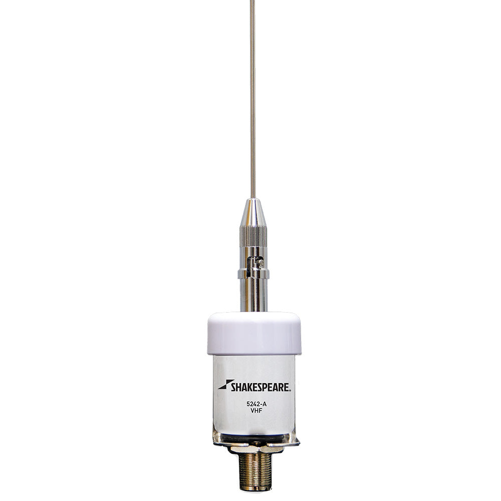 Shakespeare VHF 36in 5242A SS Whip Low Profile EndFed Antenna  No Cable 5242A