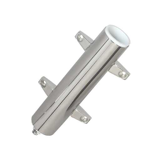 Lees Stainless Steel Heavy Duty Bulkhead Mount wSwivel Base  225 OD X 105 Tube RH570