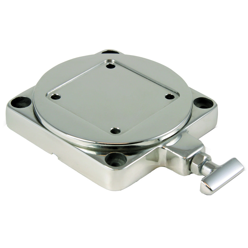 Cannon Stainless Steel Low Profile Swivel Base 1903002