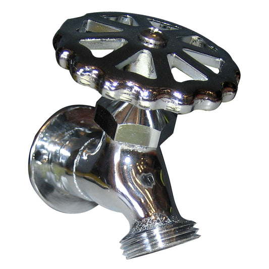 Whitecap CP Brass Sillcock 158 Base 3316 Depth P2452C